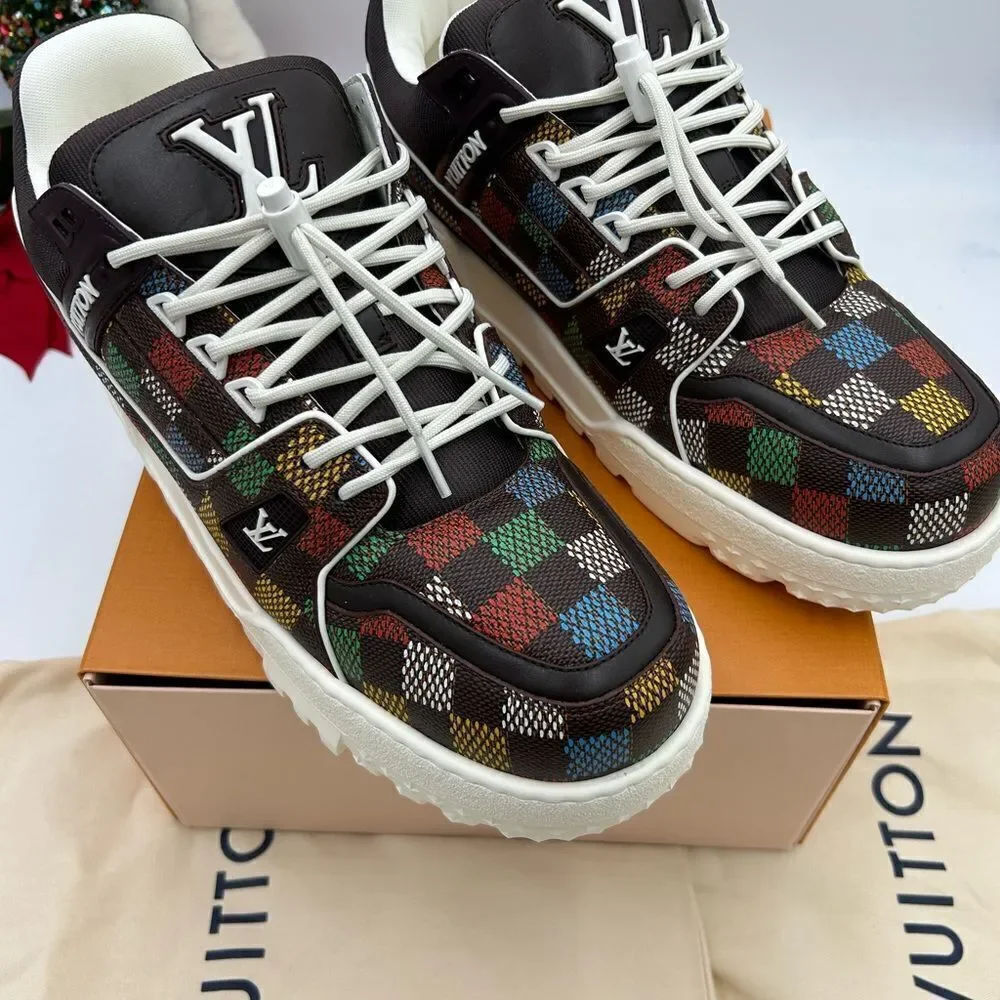 Men’s Louis Vuitton X Murakami trainer sneakers size 10 fits 11 US made in Italy - Picture 2 of 13